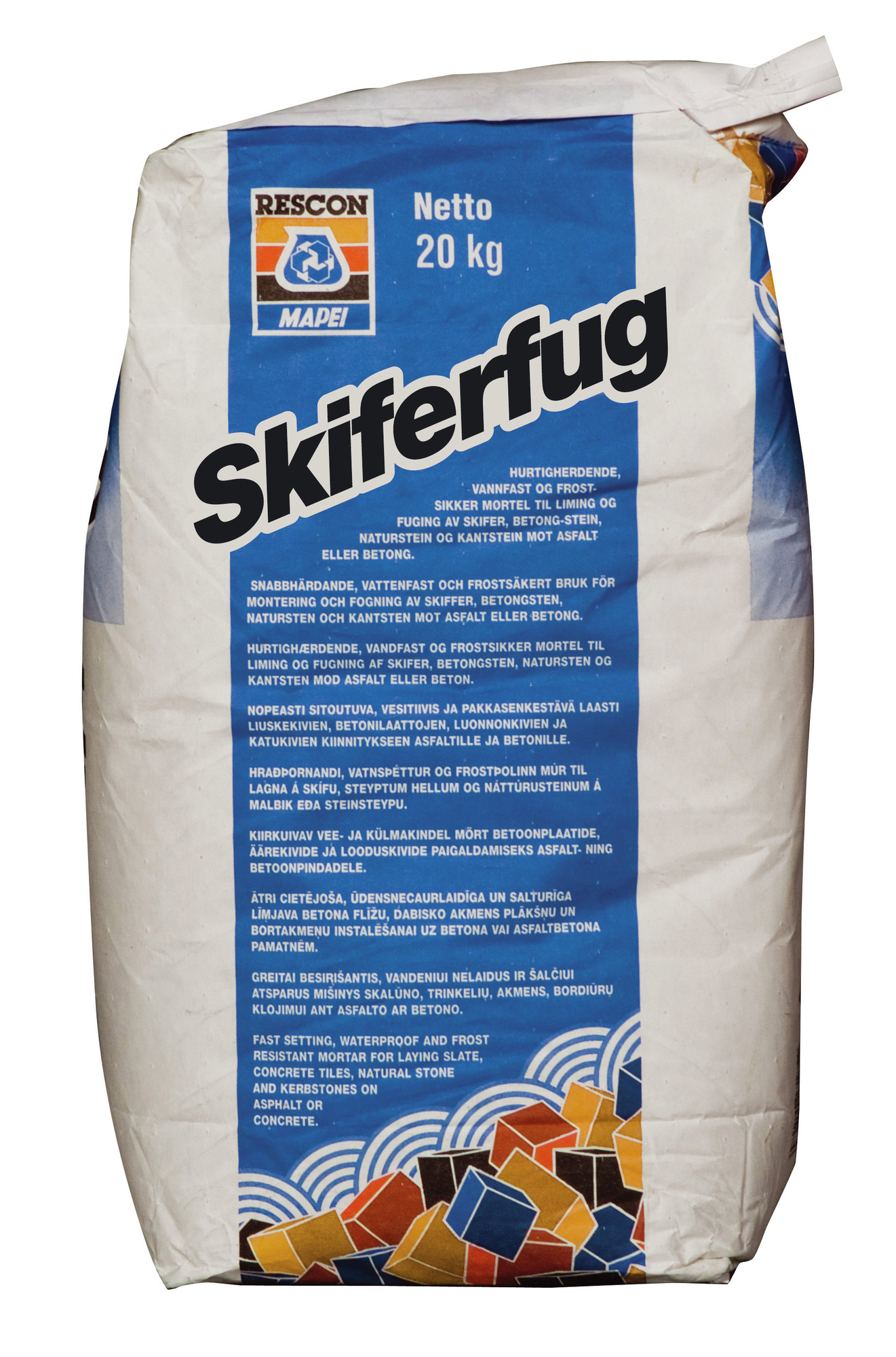 FOGMASSA SKIFERFUG CEMENTBASERAD 20 KG - Mapei