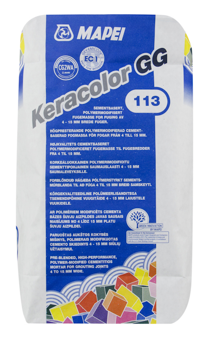 FOGMASSA KERACOLOR GG MELL.GRÅCEMENTBASERAD 20 KG