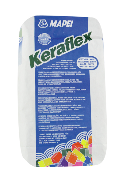 FÄSTMASSA KERAFLEX GRÅ CEMENTBASERAD 20 KG