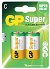 BATTERI GP SUPER ALKALINE LR14/C 2-PACK
