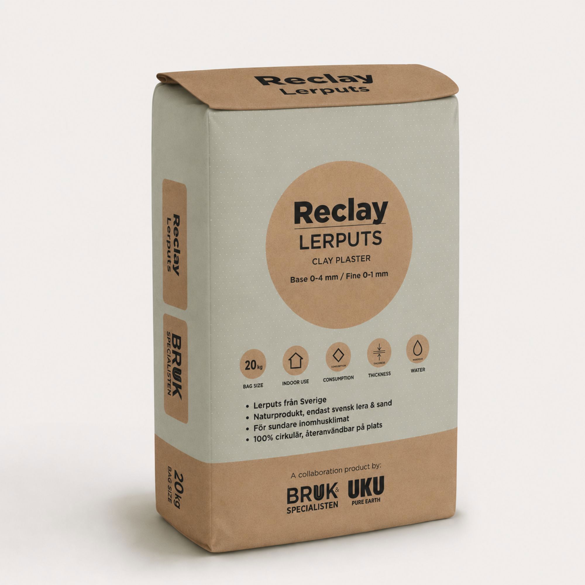 RECLAY LERPUTS FINE 0-1 MM 20 KG - 